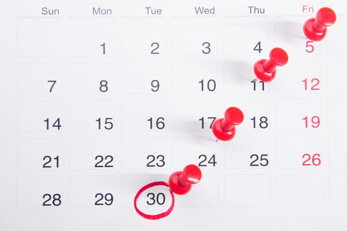 a calendar