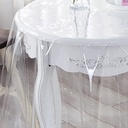 NAPPE CRISTAL RONDE TRANSPARENTE