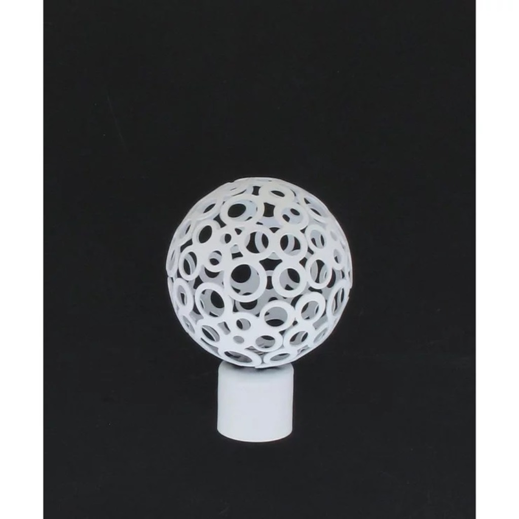 EMBOUT BOULE PERFOREE DIAMETRE 20 X 2