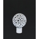 EMBOUT BOULE PERFOREE DIAMETRE 20 X 2