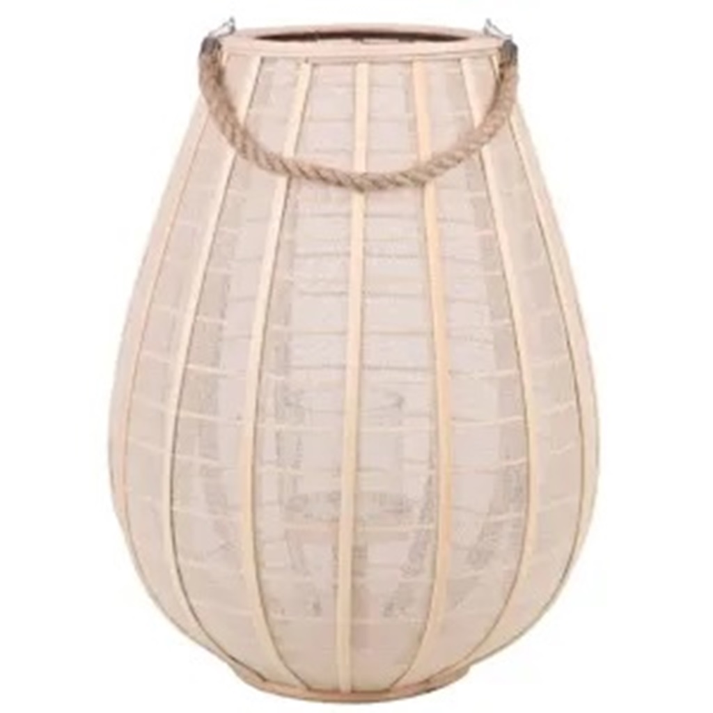 KIMO LANTERNE EN BOIS ET TISSU