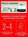 SEB CUISEUR VAPEUR 9 L 800W 3 BOLS EMPILABLE