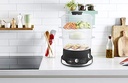 SEB CUISEUR VAPEUR 9 L 800W 3 BOLS EMPILABLE