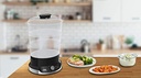 SEB CUISEUR VAPEUR 9 L 800W 3 BOLS EMPILABLE
