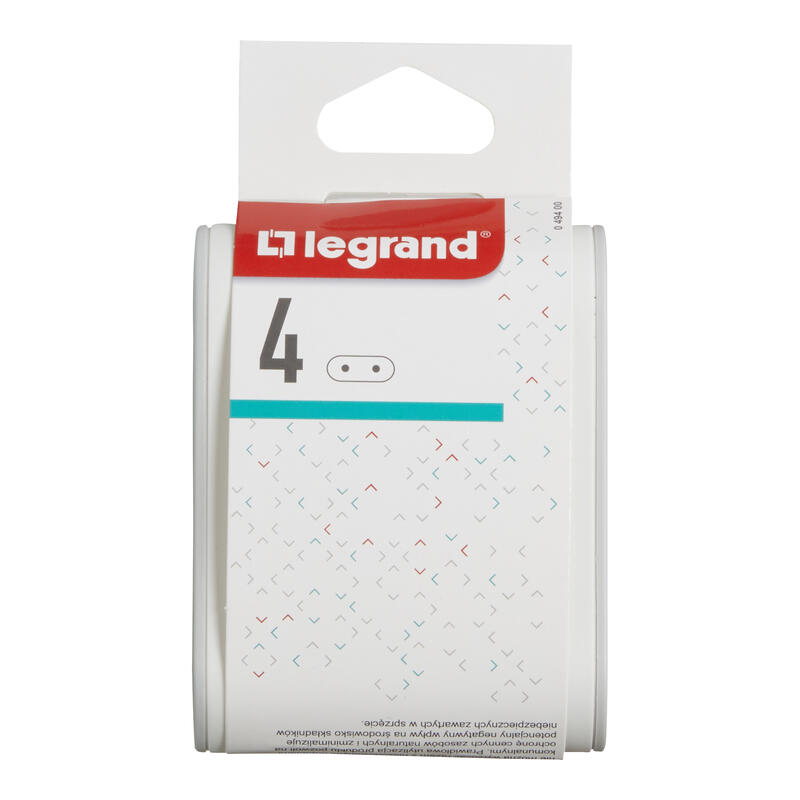 FICHE MULTIPLE STD 4X2P 6A B/GRIS 49400 LE
