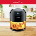 Moulinex Friteuse sans huile XL + gril, 4,2 L, 6 personnes, 8 programmes, Ecran Tactile, Arrêt automatique, Air fryer, Frites, Grillades, Poulet rôti, Easy Fry Digital