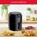 Moulinex Friteuse sans huile XL + gril, 4,2 L, 6 personnes, 8 programmes, Ecran Tactile, Arrêt automatique, Air fryer, Frites, Grillades, Poulet rôti, Easy Fry Digital