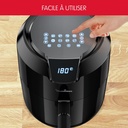 Moulinex Friteuse sans huile XL + gril, 4,2 L, 6 personnes, 8 programmes, Ecran Tactile, Arrêt automatique, Air fryer, Frites, Grillades, Poulet rôti, Easy Fry Digital