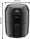 Moulinex Friteuse sans huile XL + gril, 4,2 L, 6 personnes, 8 programmes, Ecran Tactile, Arrêt automatique, Air fryer, Frites, Grillades, Poulet rôti, Easy Fry Digital