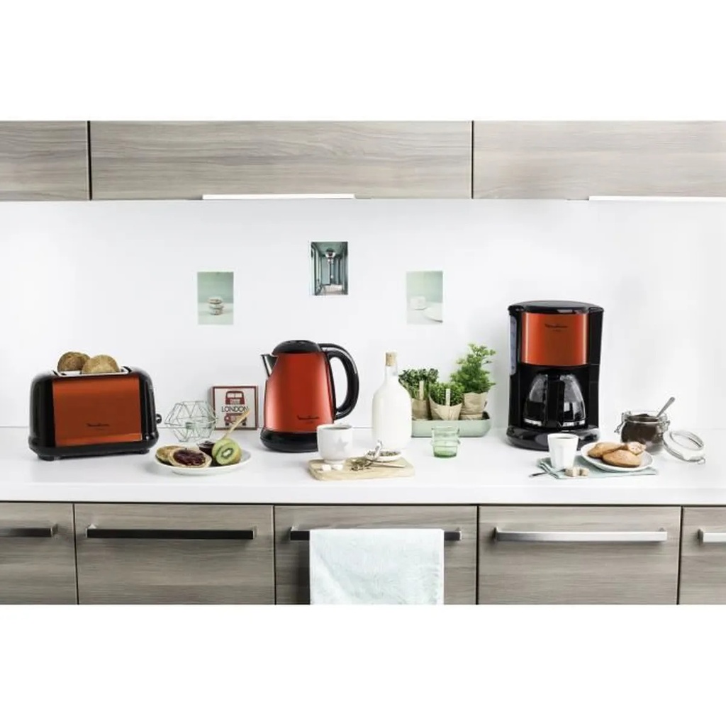 MOULINEX SUBITO Cafetière filtre, 1.25 L soit 10/15 tasses