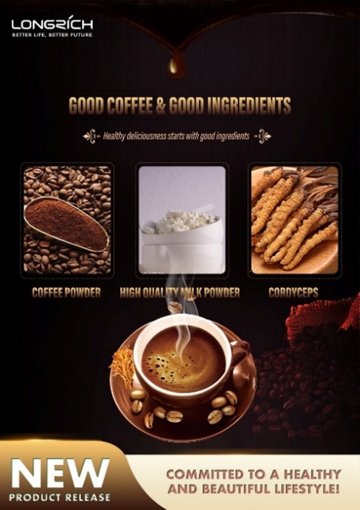 CAFE DECAFEINE AU CORDYCEPS P/10 x15 g