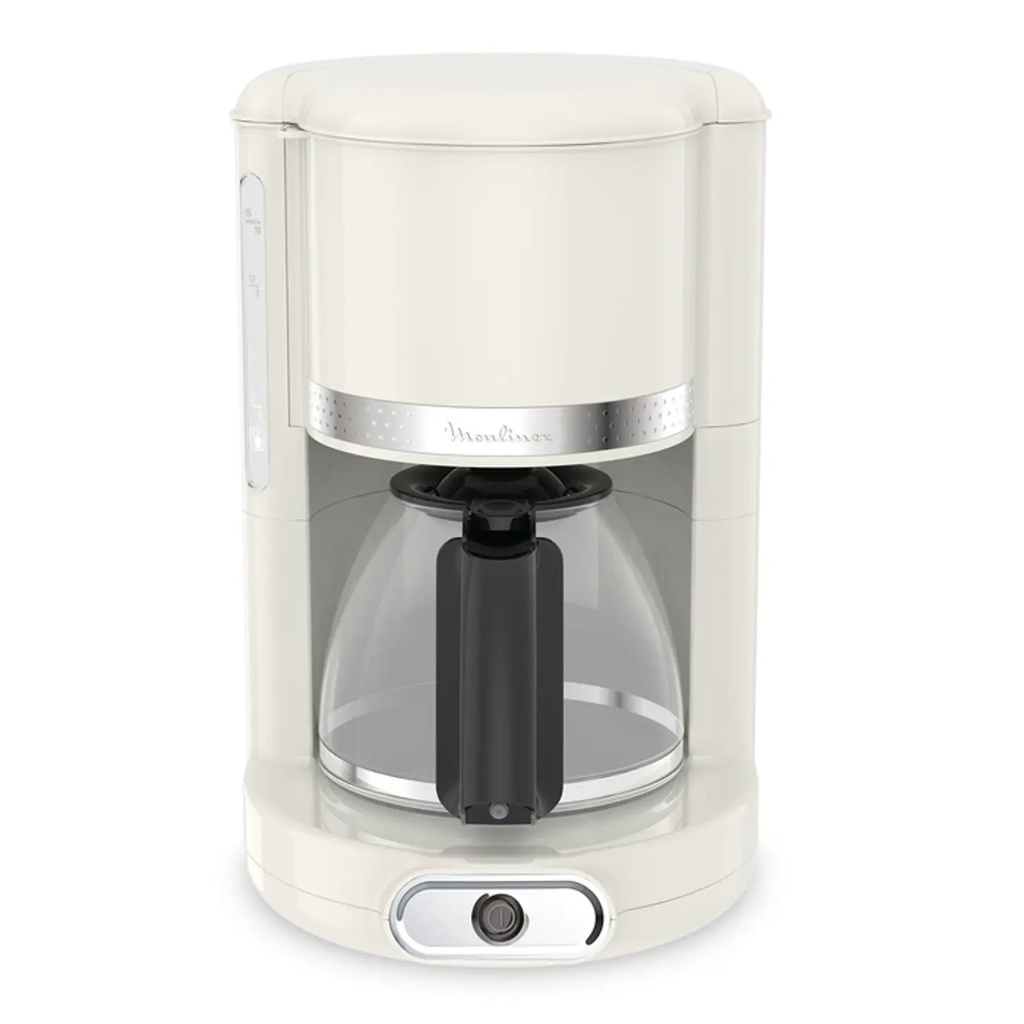 MOULINEX CAFETIERE 10-15 Tasses 1,25 Litres SOLEIL IVOIRE PROGRAMM
