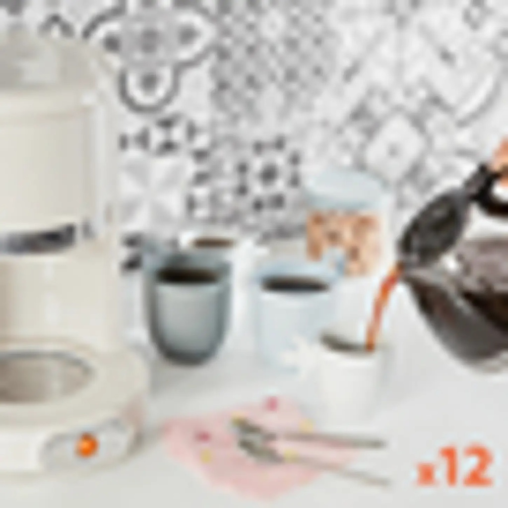 MOULINEX CAFETIERE 10-15 Tasses 1,25 Litres SOLEIL IVOIRE PROGRAMM