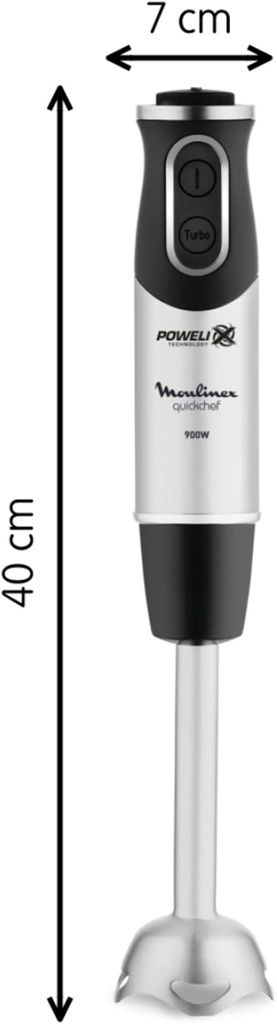 MOULINEX MIXEUR PLONGEUR INOX 1000W