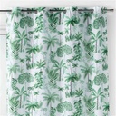 DOUCEUR D'INTERIEUR Rideau À Oeillets Amazonia Vert 140x260 centimetre