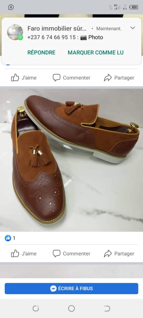 Mocassins en Daim