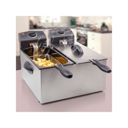[30038] TRISTAR FRITEUSE ELECTRIQUE A HUILE 2X3litres