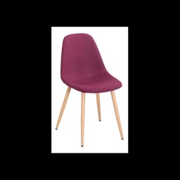 [25249] LYNETTE 2 PLUM-COLORED CHAIR