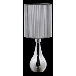 [25062] CARLITA LAMPE ARGENT H39 CM.